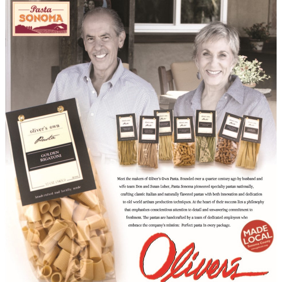 Pasta Sonoma is proud to make ‘Oliver’s Own Pasta’!
