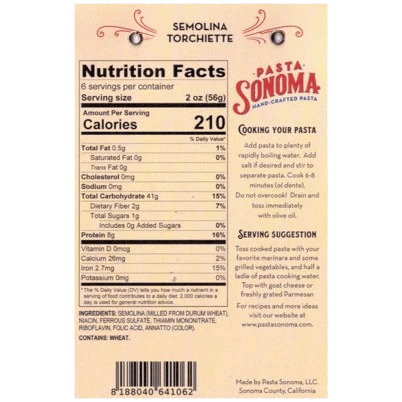 Short Pastas Combo Pack of 6