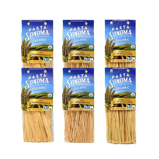 Organic Long Pastas Combo Pack of 6